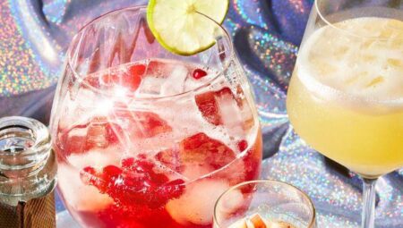 Pomegranate-Maple Sparkling Rosé
